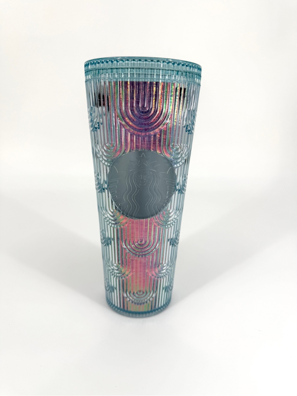 Starbucks 2022 Blue Iridescent Mermaid 24oz Cold Cup Tumbler Venti (No Straw)